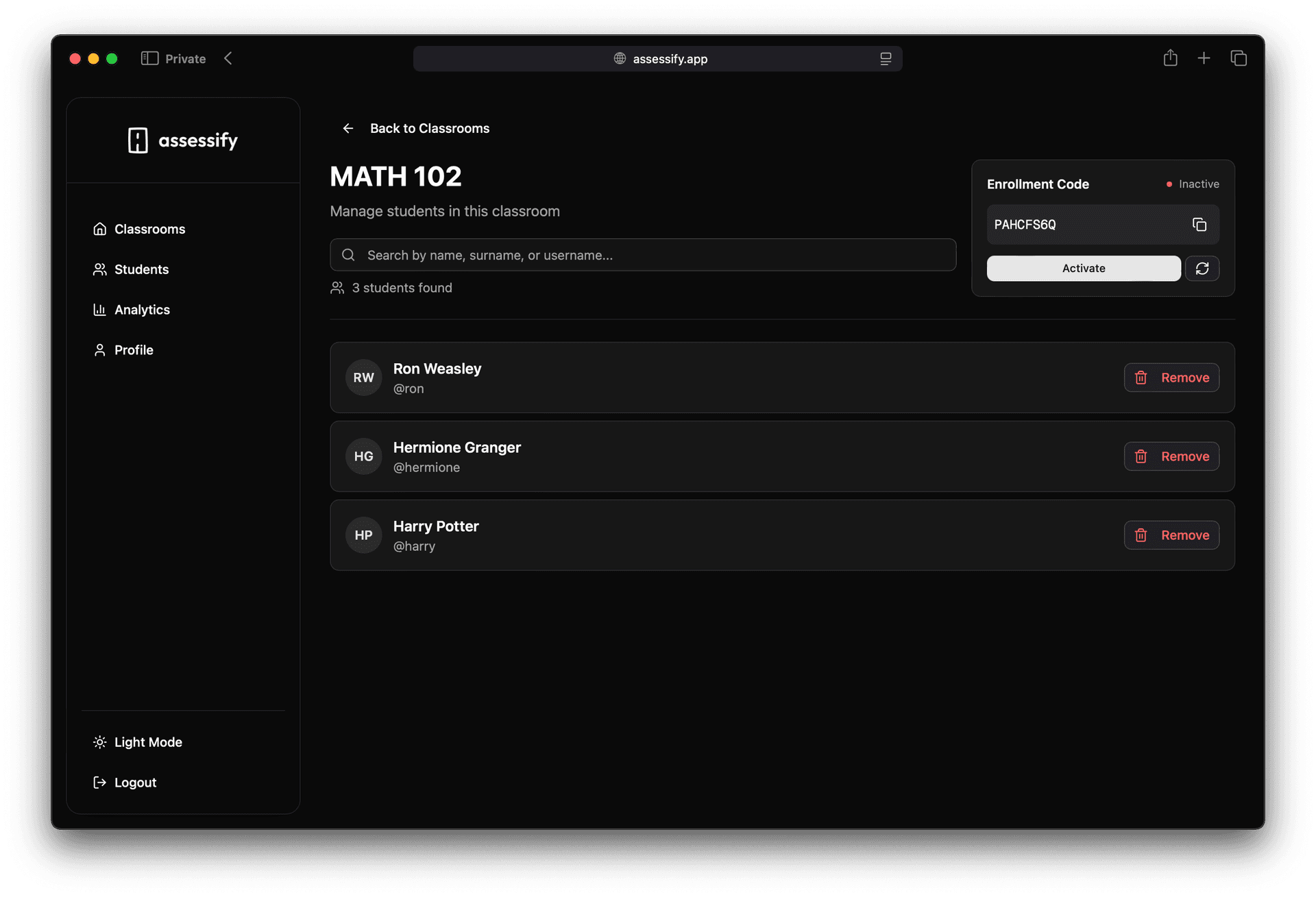 Classroom Management